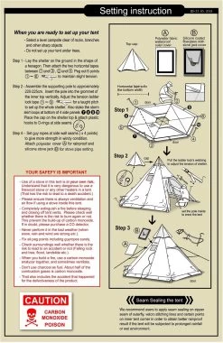 Luxe Outdoor Megahorn III -Magasin discount de camping en plein air assenbly megahorn iii webpost