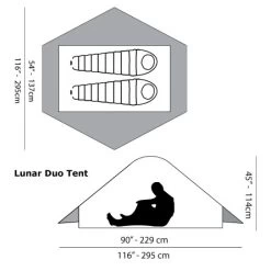 Six Moon Design Lunar Duo Outfitter -Magasin discount de camping en plein air dimensions tente six moon design lunar duo outfitter