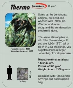 Jerven Fjellduken Thermo 9 Jerven Fjellduken Thermo -Magasin discount de camping en plein air fjellduken jerven thermo