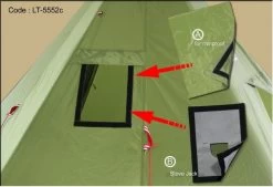 Luxe Outdoor Megahorn III -Magasin discount de camping en plein air tente luxe outdoor megahorn iii