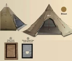 Luxe Outdoor Megahorn XL -Magasin discount de camping en plein air tipi luxe outdoor megahorn xl 05