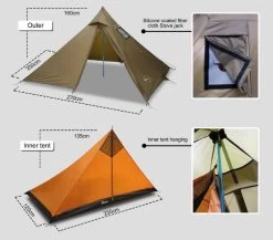 Luxe Outdoor Mini Peak XL -Magasin discount de camping en plein air tipi luxe outdoor mini peak xl 03